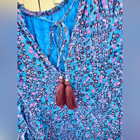 NWT Lilly Pulitzer Alessandra Halter Maxi Dress Growl And Prowl Size L - Picture 8 of 12